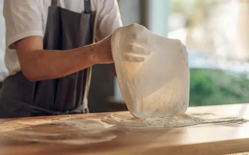 homemade pizza dough