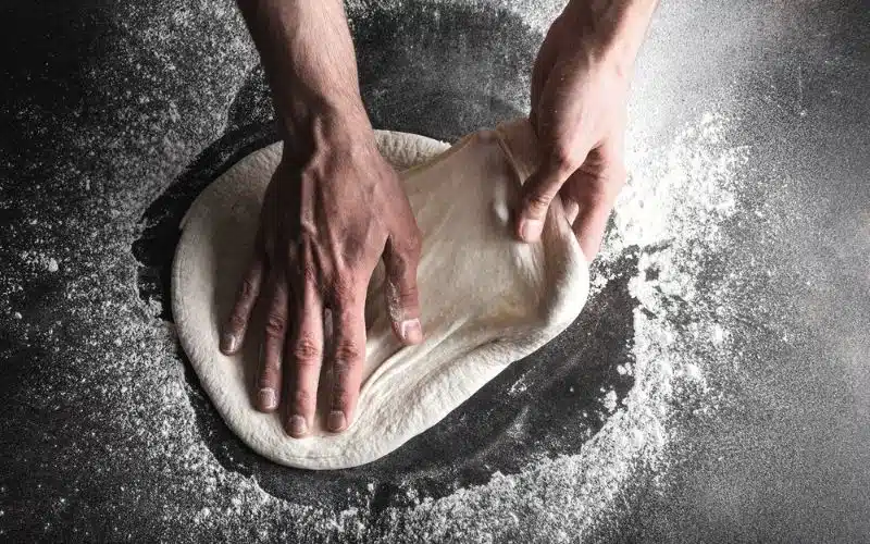 homemade pizza dough
