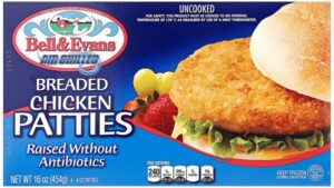 Bell & Evans, Frozen Breaded Chicken Patties