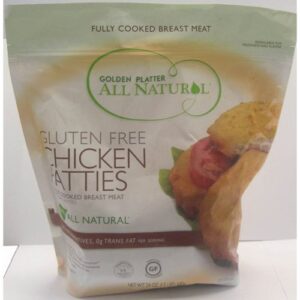 Golden Platter Gluten Free frozen Chicken Breast Patties